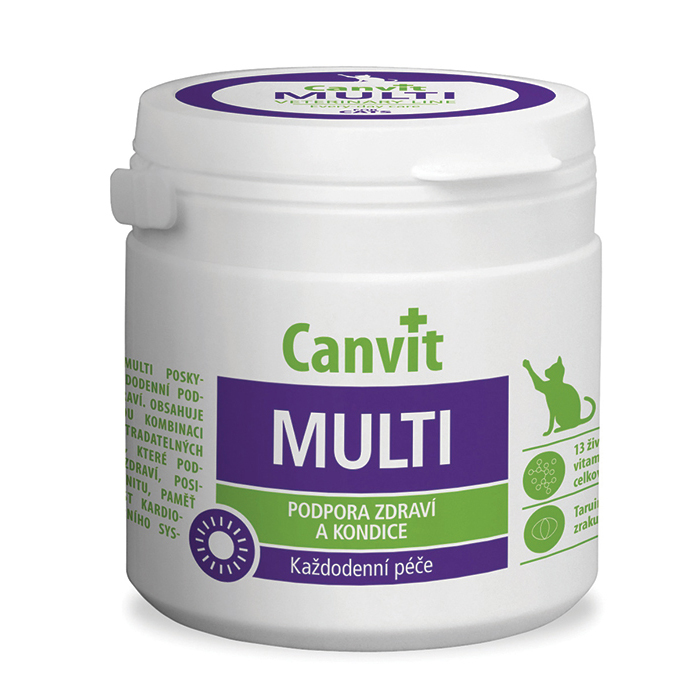 Canvit Multi. Мультвитаминный комплекс для котов, 100 гр