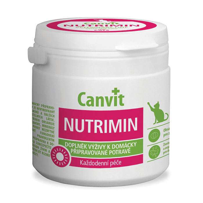 Canvit Nutrimin. Комплекс витаминов, минералов и микроэлементов для котов, 150 гр