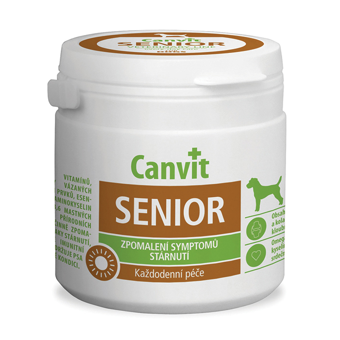 Canvit Senior. Комплекс витаминов и микроэлементов для стареющих собак, 100 гр