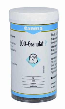 Canina (Канина) JOD-Granulat V 40 - Витамины, гранулы йода для комнатных и певчих птиц, 40 гр
