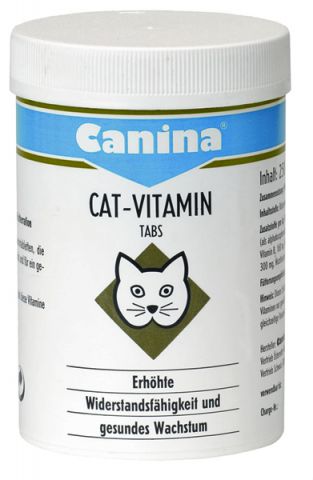 Cat-Vitamin Tabs. Комплекс витаминов для кошек, 100 шт. Сanina (Канина)