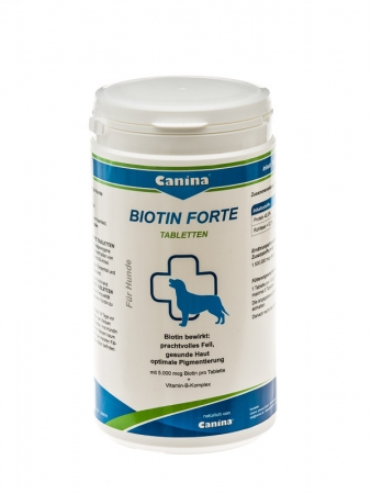 Biotin forte. Интенсивный препарат для длинношерстных собак, 30 табл. Сanina (Канина)