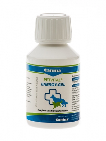 Petvital Energy Gel. Гель для возмещения дефицита питательных веществ у собак и кошек, 100 мл. Canina (Канина)