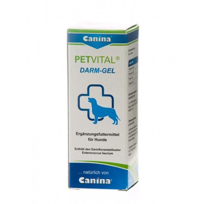 Petvital Darm-Gel. Препарат для восстановления кишечной микрофлоры у собак, 30 мл. Canina (Канина)
