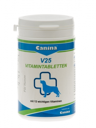 Canina (Канина) V25  Поливитаминный комплекс для щенков в таблетках  30 табл