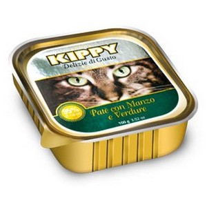 Kippy (Киппи). Паштет для кошек с говядиной и овощами, 100 гр