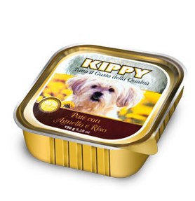 Kippy (Киппи). Паштет для собак с ягненком и рисом, 150 гр