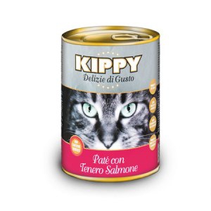 Kippy (Киппи). Паштет для кошек с лососем, 400 гр