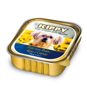 Kippy (Киппи). Паштет для собак с рыбой, морковью и рисом, 150 гр