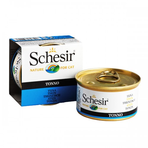 Schesir (Шезир) Cat. Консервы для кошек с тунцом, 85 гр