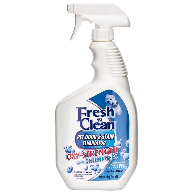 Oxy-Strenght Pet Odor & Stain Eliminator. Уничтожитель пятен и запахов животных, 946 мл. Fresh 'n Clean (Фрэш энд Клин)