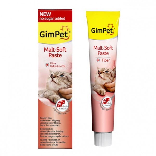 Malt Soft Paste. Паста для выведения шерсти для кошек, 20 гр. Gimpet (Джимпет)