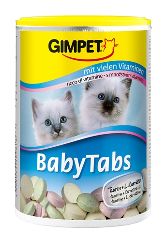 Baby Tabs. Витамины для котят с молозивом, 250 шт. Gimpet (Джимпет)