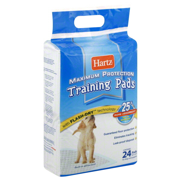 Hartz Puppy Training Pads for Dogs & Puppies. Супервпитывающие пеленки для щенков, 14 шт.