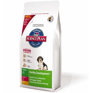 Hills (Хилс) Puppy Healthy Development Medium. Сухой корм для щенков средних пород с курицей, 3 кг