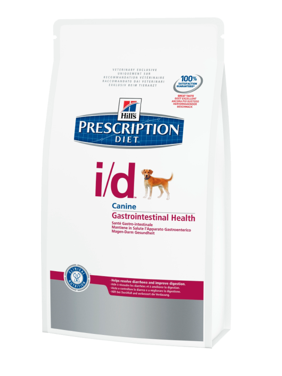Hills (Хилс) Prescription Diet Canine i/d. Сухой диетический корм для собак при заболеваниях желудочно-кишечного тракта, 2 кг