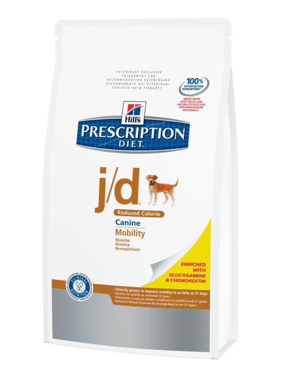 Hills (Хилс) Prescription Diet Canine j/d. Сухой диетический корм для собак для профилактики артритов, 2 кг