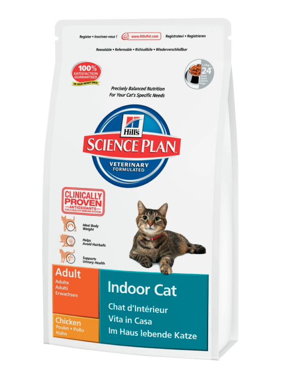 Hills (Хилс) Adult Indoor Cat. Сухой корм для кошек, живущих в помещениях, 0,3 кг