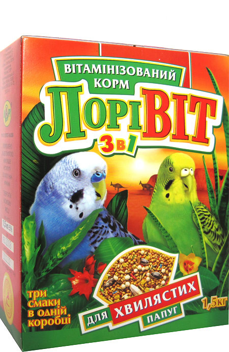 Лори. Лоривит для волнистых попугаев 1.5 кг