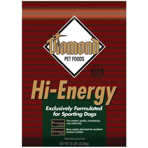 Diamond (Даймонд) Hi-Energy Sporting formula. Сухой корм для для спортивных и активных собак, 22,7 кг