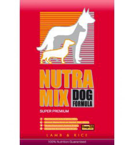 Nutra Mix (Нутра Микс) Lamb and Rice. Сухой корм для привередливых собак, склонных к аллергии, 3 кг