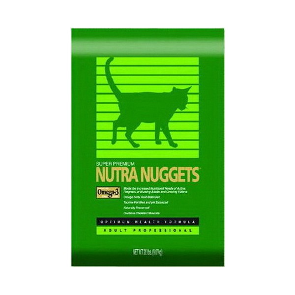 Nutra Nuggets (Нутра Нагетс) Indoor Hairball. Сухой корм для взрослых кошек, живущих в помещении, для выведения шерсти (зеленая), 1 кг