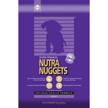 Nutra Nuggets (Нутра Нагетс) Puppy. Сухой корм для щенков (фиолетовая), 3 кг