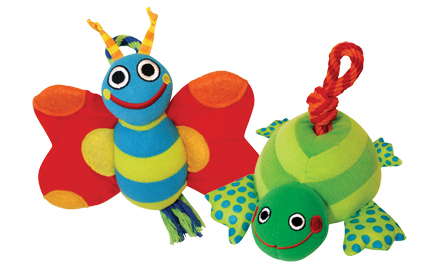 Petstages (Пэтстейджс) Asoorted Butterfly или Turtle - Игрушка для собак Бабочка или Черепаха (pt600)