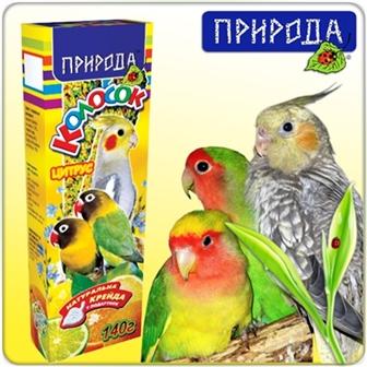 Природа. Колосок для средних птиц - Цитрус