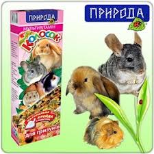 Колосок Мультивитамин. Палочки-лакомства для грызунов мультивитаминные, 2 шт, 140 гр. ТМ Природа