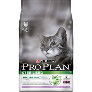 Pro Plan (Про План) Sterilised Turkey. Сухой корм для кастрированных кошек с индейкой, 0,4 кг