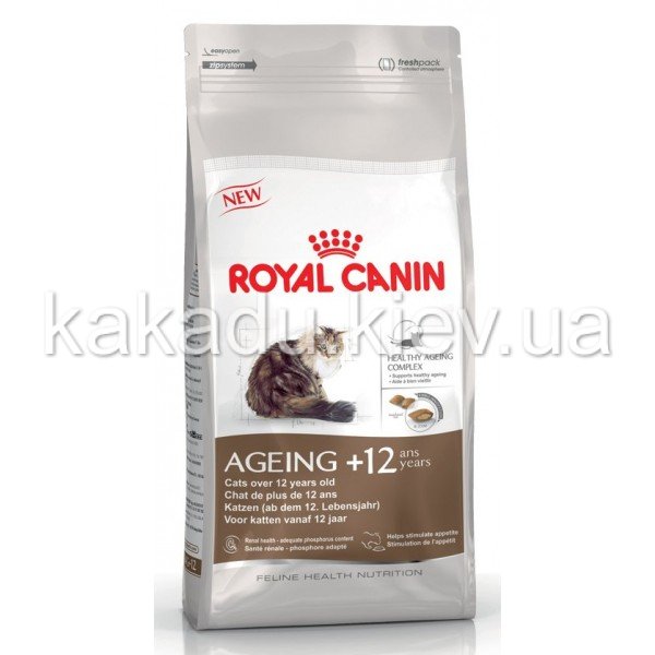 Royal Canin (Роял Канин) Ageing +12. Сухой корм для кошек старше 12 лет, 0,4 кг