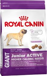 Royal Canin (Роял Канин) Giant Junior Active. Сухой корм для активных щенков гигантских пород с 8 до 18/24 месяцев, 15 кг