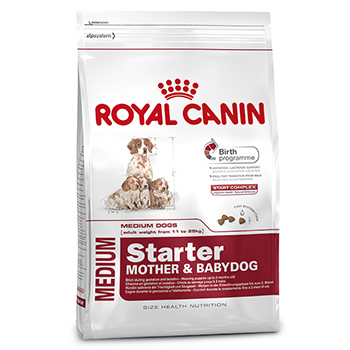Royal Canin (Роял Канин) Medium Starter. Сухой корм для щенков средних пород в период отъема до 2 месяцев, для беременных и кормящих сук, 1 кг