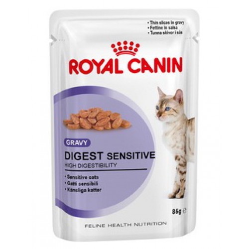 Royal Canin (Роял Канин) Digestive Sensitive. Консервированный корм для кошек с чувствительным пищеварением, 85 г