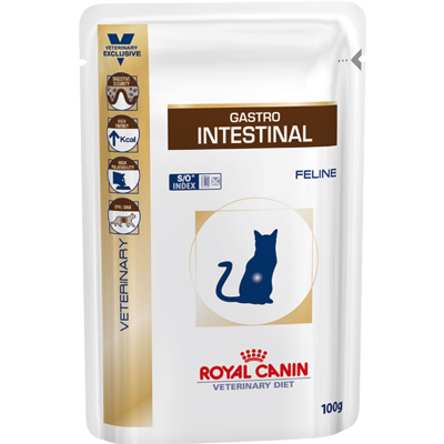 Royal Canin (Роял Канин) Gastro Intestinal. Консервированный диетический корм для кошек при нарушениях пищеварения, 100 гр