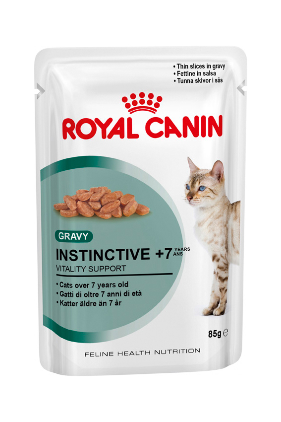 Royal Canin (Роял Канин) Instictive 7+. Консервированный корм для кошек старше 7 лет при чувствительности зубов и десен, 85 г