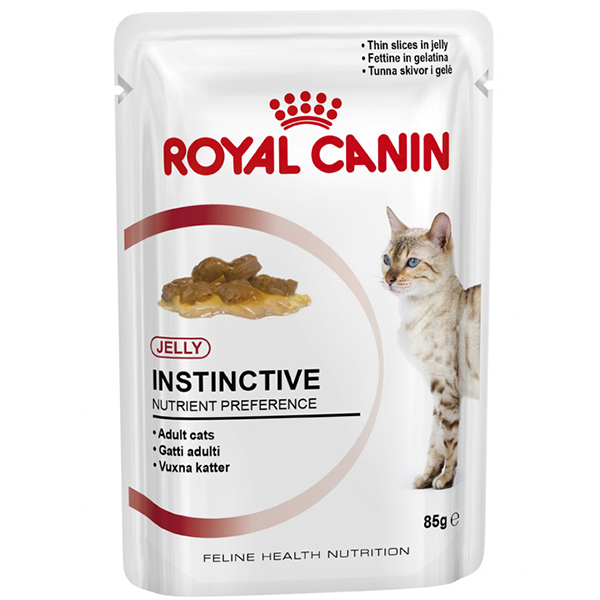 Royal Canin (Роял Канин) Instictive in Jelly. Консервированный корм для кошек (кусочки в желе), 85 г