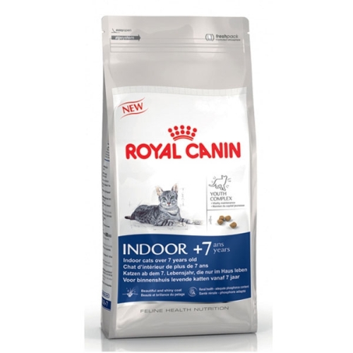 Royal Canin (Роял Канин) Indoor +7. Сухой корм для кошек старше 7 лет, не покидающих помещение, 0,4 кг.