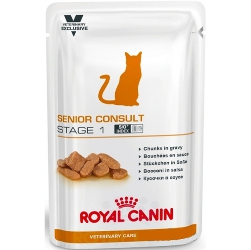 Royal Canin (Роял Канин) Senior Consult Stage 1. Консервированный корм для кошек старше 7 лет, не имеющих видимых признаков старения, 100 гр.