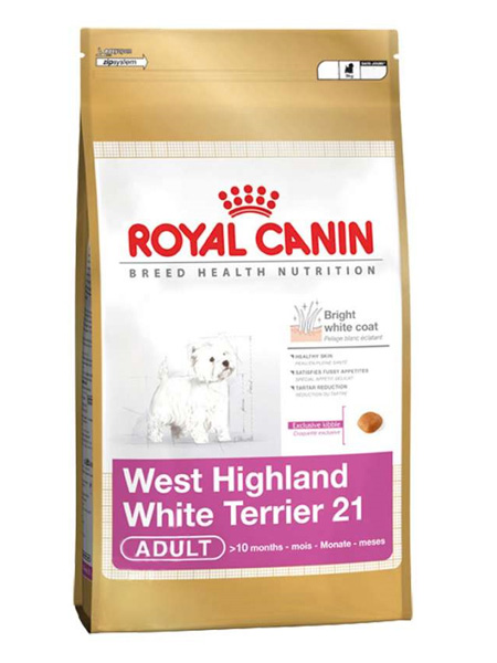 Royal Canin (Роял Канин) Westie. Сухой корм для взрослых собак породы Вест Хайленд Уайт Терьер, 0,5 кг