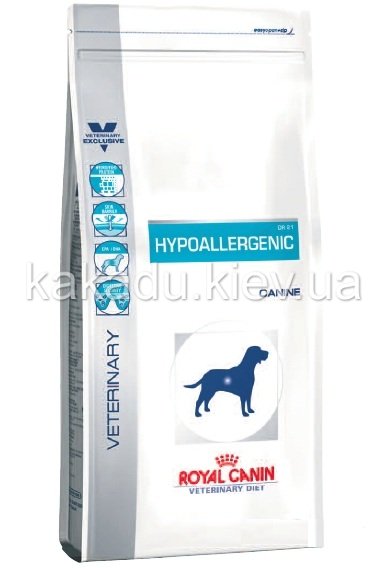 Royal Canin (Роял Канин) Hypoalergenic. Сухой диетический корм для собак при пищевой аллергии, 2 кг