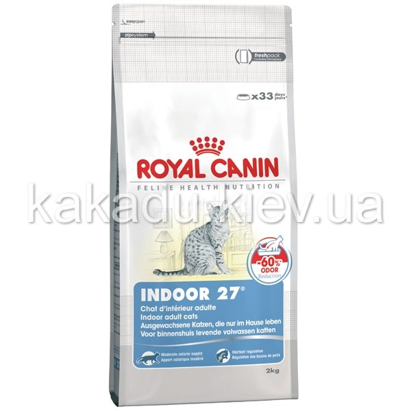 Royal Canin (Роял Канин) Indoor. Сухой корм для взрослых кошек не покидающих помещение, 0,4 кг