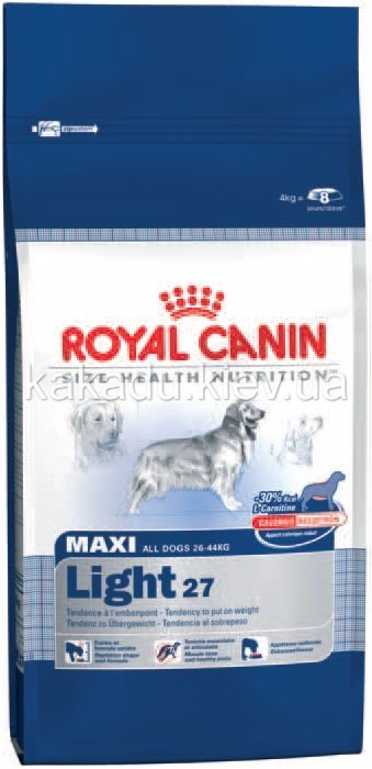 Royal Canin (Роял Канин) Maxi Light. Сухой корм для собак крупных пород, склонных к избыточному весу, 3,5 кг