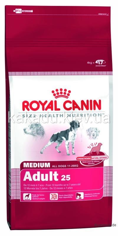 Royal Canin (Роял Канин) Medium Adult. Сухой корм для взрослых собак средних пород, 1 кг