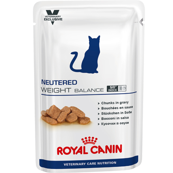 Royal Canin (Роял Канин) Neutered Weight Balance. Консервированный диетический корм для стерилизованных котов и кошек до 7 лет, склонных к ожирению, 100гр.