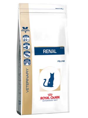 Royal Canin (Роял Канин) Renal. Сухой диетический корм для кошек с почечной недостаточностью, 0,5 кг