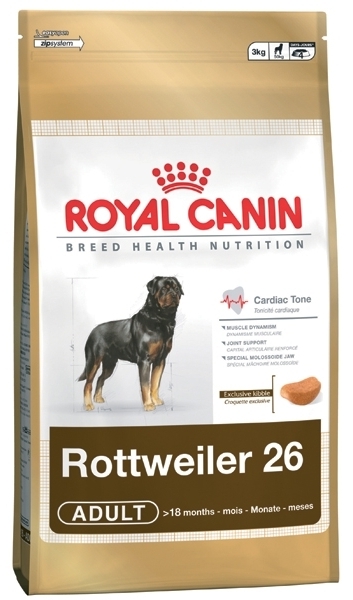 Royal Canin (Роял Канин) Rottweiler. Сухой корм для взрослых собак породы Ротвейлер, 3 кг
