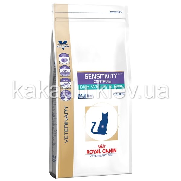 Royal Canin (Роял Канин) Sensitivity Control. Сухой диетический корм для кошек при пищевой аллергии, 0,4 кг