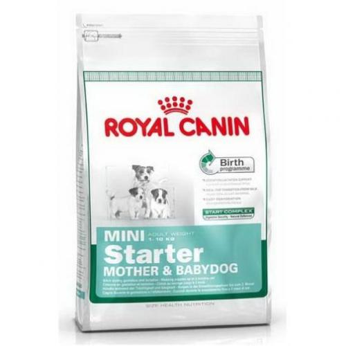 Royal Canin (Роял Канин) Mini Starter. Сухой корм для щенков малых пород с момента отъема до 2 месяцев, беременных и кормящих сук, 1 кг